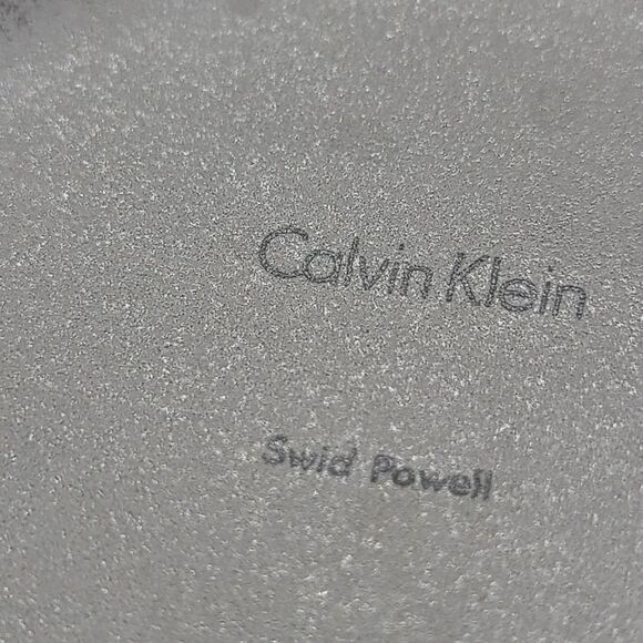 Set (2) Calvin Klein Coffee Cups with Saucers Matte Grey Swid Powell 6 oz - Picture 8 of 8